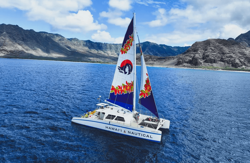 Hawaii Nautical West Oahu Dolphin Watch and Turtle Snorkel Sail